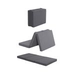 Neosleep Katlanır Yatak Yer Yatağı Misafir Yatağı Yoga Yatağı Kamp Yatağı Katlanır Yatak 10 Cm Kalınlık Neo09 Gri