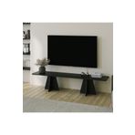 Neostill Mushroom Tv Sehpası/Siyah Renk