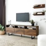 NeoStill Onda Ahşap Tv Ünitesi - Kahverengi