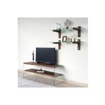 Neostill TV105 Masif Ahşap Woodn Glass Tv Ünitesi