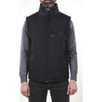Neowit Erkek Içi Polarlı Rahat Kalıp Kapitone Şişme Yelek - 5XL - 423-Lacivert
