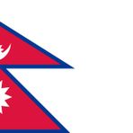 NEPAL ÜLKE BAYRAĞI 25x30CM DUVAR TABLOSU ÇERÇEVESİZ PVC TABLO