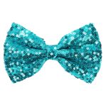 Neptniopllab Parlak Pullu Katı Papyon Erkekler için Köpüklü Önceden Bağlı Papyon Glitter Noel Doğum Günü Partisi Fantezi Elbise, Cam göbeği, 1pc