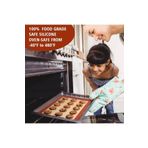 Neptün Life Silikon Yanmaz Yapışmaz Pişirme Matı 40*30 Cm Kendinden Yağlı Fırın Kağıdı Hamur Açma Matı