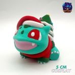 Neptune3D #0001 Yılbaşı Ağacı Bulbasaur Pokemon Figürü