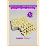 Nera Classy 5 Yaprak Ekstra Güçlü Çift Taraflı, Suya Dayanıklı, Protez Takma Tırnak Sticker, Bant Yapıştırıcı