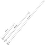 Nereze 925 Ayar Gümüş Uzatma Zinciri ( Bileklik, Kolye, Halhal, Şahmeran Kullanımına Uygun) - Rodyum - 10 cm