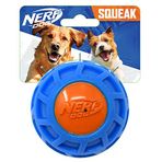 Nerf Dog 7,62 cm TPR EXO Squeak Topu - Mavi/Turuncu
