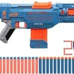 NERF Elite 2.0 Echo CS-10 Blaster - 24 NERF dart, 10-dart klip dergisi, çıkarılabilir omuz desteği ve namlu uzatma, 4 taktik ray