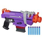 Nerf Fortnite SMG-E Blaster - Motorlu Dart Patlatma - 6 Dart Klipsi, 6 Resmi Elite Dart - Gençler, Gençler, Yetişkinler için
