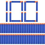 Nerf Yedek Mermi 100 Adet Premium Kalite Yumuşak Sünger Mermi Dart Tabancası İçin - Mavi