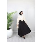 Nergis Neva Butik Biritli Etek Üstü Modal Gömlek