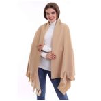 NERGIZ NERGİZ SÜTLÜ KAHVE BEJ CAFE RESTERONT OTEL POLAR ATKI ŞAL OMUZ ATKISI 60 x 180