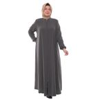 NERİMAN BÜYÜK BEDEN MEVLANA FERACE Gri 38