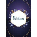 Nerina: Taccuino personalizzato con il nome Nerina | Regalo di compleanno per moglie, mamma, sorella, figlia ... | Foglie blu | 110 pagine a righe, Piccolo formato 6x9 pollici (15,24 x 22,86 cm)