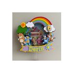 nerisdesign Bluey Temalı 3D Cake Topper Doğum Günü Pasta Süsü
