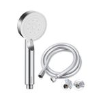 NEROLIA Yüksek Basınçlı Lüks Duş Seti Takımı (150CM PVC BANYO SPİRAL HORTUMU VE 5F BAŞLIK)