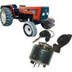 Nesan NS10601 Fişek ve Çivi Anahtarlı Yaylı Kapaklı New Holland-Fıat Traktör Kontak Anahtarı