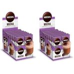 NESCAFÉ Mocha Çikolatalı ve Köpüklü Çözünebilir Kahve Karışımı 17 g x 24 (2 paketi)