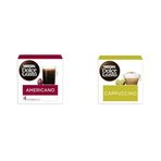 Nescafe 16'lı Dolce Gusto Americano + 16'lı Dolce Gusto Cappuccino Kapsül Kahve