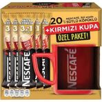Nescafe 3'ü 1 Arada 20'li Sütlü Köpüklü + Bardak Hediyeli