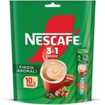 Nescafe 3ü1 Arada Fındık Aromalı Granül Kahve 10'lu Paket