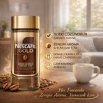 Nescafe Gold 100 g Çözünebilir Kahve – Zengin Aroma, Yumuşak İçim, Cam Kavanoz