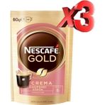 Nescafe Gold Crema 3lü Set Yeni Özel Seri - 80 gr