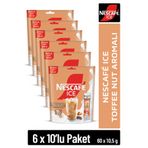 NESCAFE ICE Toffee Nut Aromalı Çözünebilir Kahve 10,5g 10'lu Paket 10X6