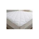 NESCO 160x200 Yatak Pedi, Organik Yatak Koruyucu, Yıkanabilir Elyaf Dolgulu Yatak Pedi, Doğal Konfor