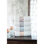 Neşe Home Collection Palm 4’lü %100 Pamuk Havlu Seti | 50x100 El, Yüz - Saç Havlusu | Hızlı Kuruma, Yumuşak Doku - Çok Renkli - 50 x 100 cm