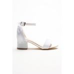 NeSe Shoes Simli Kız Çocuk Topuklu Ayakkabı, Abiye Ayakkabı, Yeni Sezon, Simli