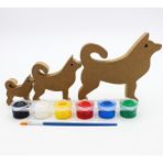 Neşeli Ahşap Ahşap Kangal Figürü 3 Lü Takım 15CM 10CM 6cm Ahşap Boyama Ürünü.boyama Etkinliği.okul Öncesi