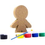 Neşeli Ahşap Okul Öncesi Etkinlik 15 cm 18 mm Astornot Ahşap Boyama Seti.. Eğitici . Oyuncak Figür