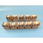 Neşeli Ahşap ( Set 45 ) Okul Öncesi Etkinlik. Çocuklara Ahşap Boyama Seti. Eğitici Ahşap Boyası.oyuncak Hayvan - Ahşap Desenli