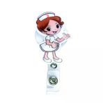 Neşeli Hemşire Temalı Yoyo Yaka Kartlığı Aks-Ynd-026