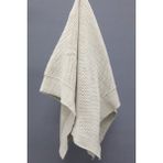 Neşeli Home Liva Yumuşak Bebek Battaniyesi 80X100 cm Vizon Örgü Çocuk Battaniyesi – Dekoratif ve Nefes Alabilir