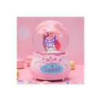 nesever store Kuromi Orta Boy Kar Küresi Işıklı, Müzikli, Pembe, 12x8