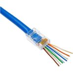Nesil Jak Cat5/cat6 RJ45 Konnektör 100 Lü Paket Cat6 Ez Plug