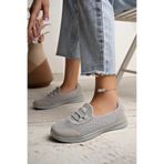 Nesil Shoes Bsea 575 Buz Gri Memory Foam Kadın Yürüyüş Ayakkabısı