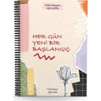 Nesil Tarihsiz Motivasyon Ajandam Stickerlı Spiralli 17X24 cm Kod:05