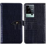 NESLIN Mavi Klasik Tkılıf için Vivo iQ00 11S 6.78 inch PU Deri Görüntüleme Standı TPU Silikon Cep telefonu Kılıfları Koruyucu Kapaklı Cep telefonu Kart Cepleri