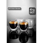 Nespresso Çift Cidarlı Espresso Bardağı 4'lü 80 ml - 4 Adet