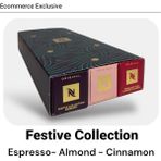 Nespresso Festive Collection Almond - Cinnamon - Espresso Kapsül Kahve 30 Adet - 3 Paket