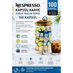 Nespresso Over Ice Yaz Kapsül Kahveleri 100 Adet + Cam Saklama Kutusu Hediyeli