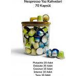 Nespresso Over Ice Yaz Kapsül Kahveleri 70 Adet + Cam Sakalama Kutusu Hediye