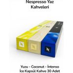 Nespresso Yaz Kapsül Kahveleri Seçkisi 3 Lı Set Coconut - Yuzu - Athens Intenso 30 Kapsül