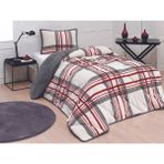 Nesrin Comforter Yorgan Set Tek Kişilik Wera Kırmızı - Karışık Çok Renkli - 160 x 240 cm