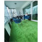 Nesrin Jel Kaymaz Taban Balkon Için Çim Görünümlü Halı - 200 x 250 cm - Yeşil