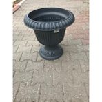 Ness Avm Ayaklı Saksı Bahçe Balkon Saksısı 26 Litre - Antrasit